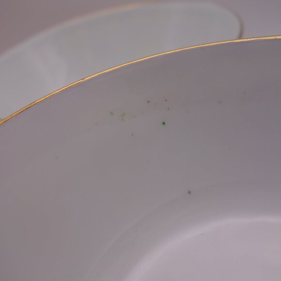 Set of Seven(7) Dragon Gold Color Soup Bowls & Spoons Made in Hong Kong - Picture 15 of 16